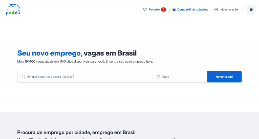 jooble brasil official website