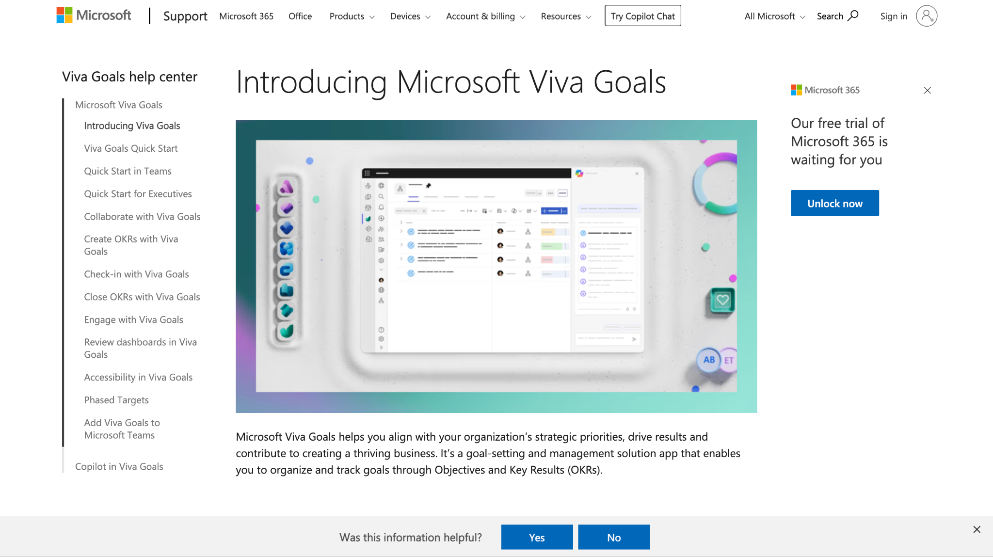 microsoft viva goals review