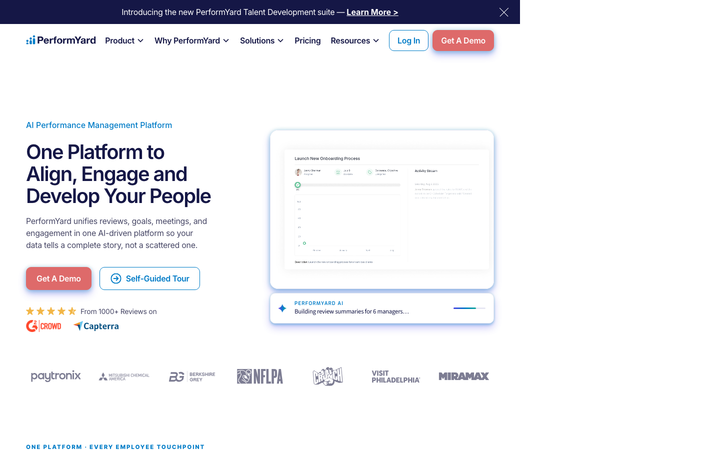 performyard overview