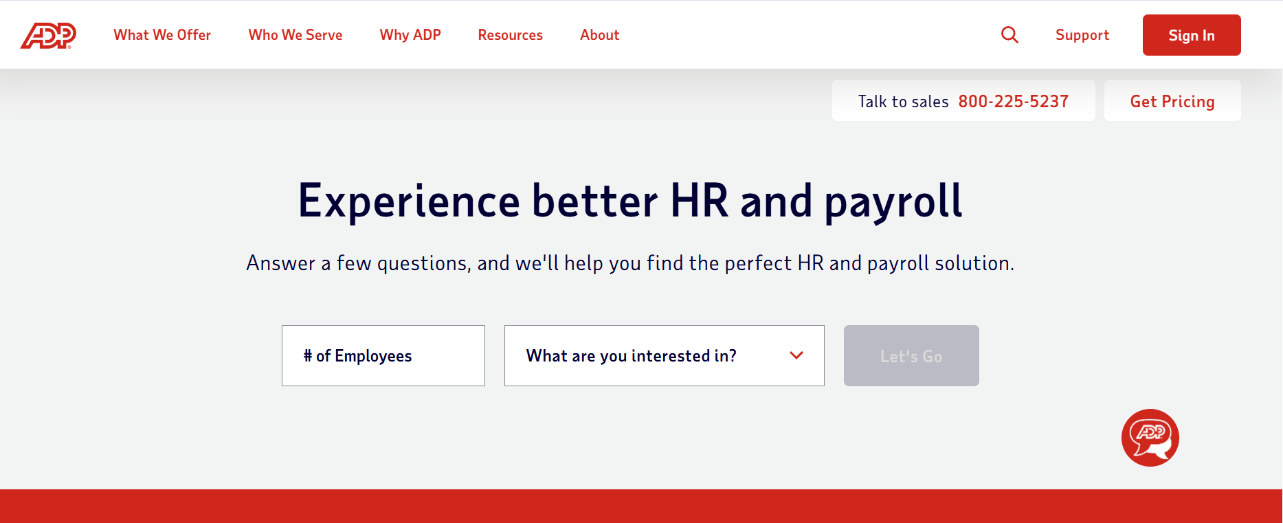 adp screening and selection review