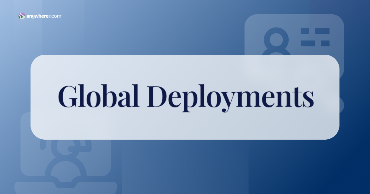 global deployments review