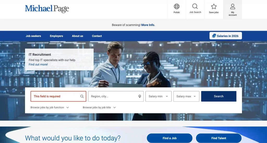 michael page polska official website