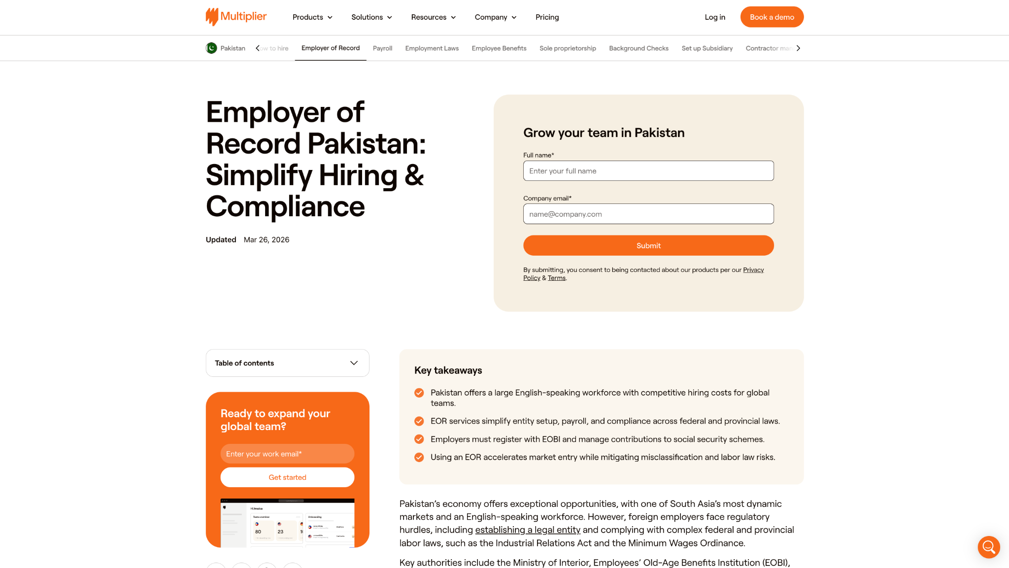 multiplier pakistan overview