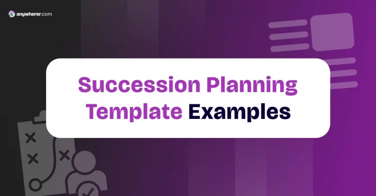 7 Succession Planning Template Examples