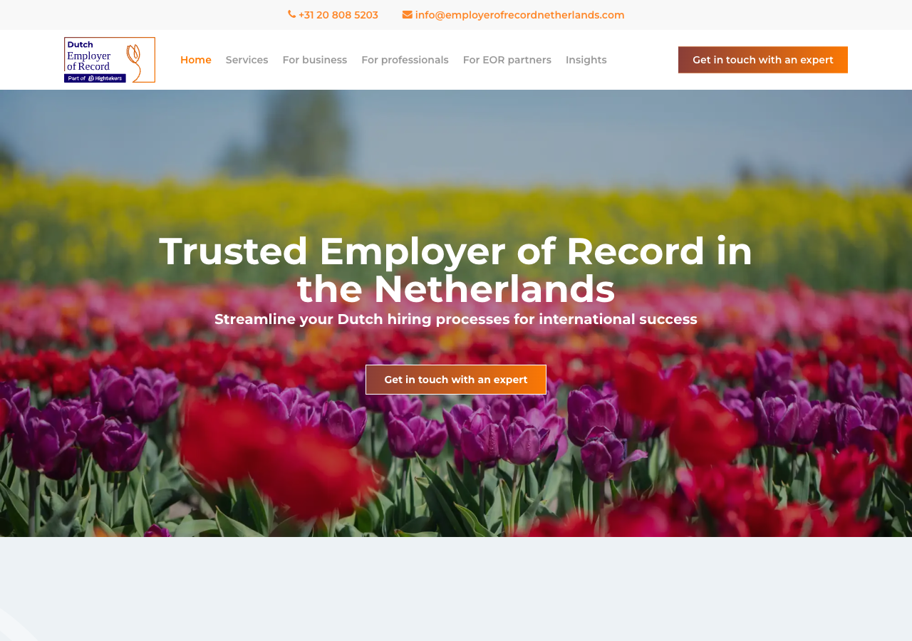 Dutch Employer of Record Dutch Employer of Record