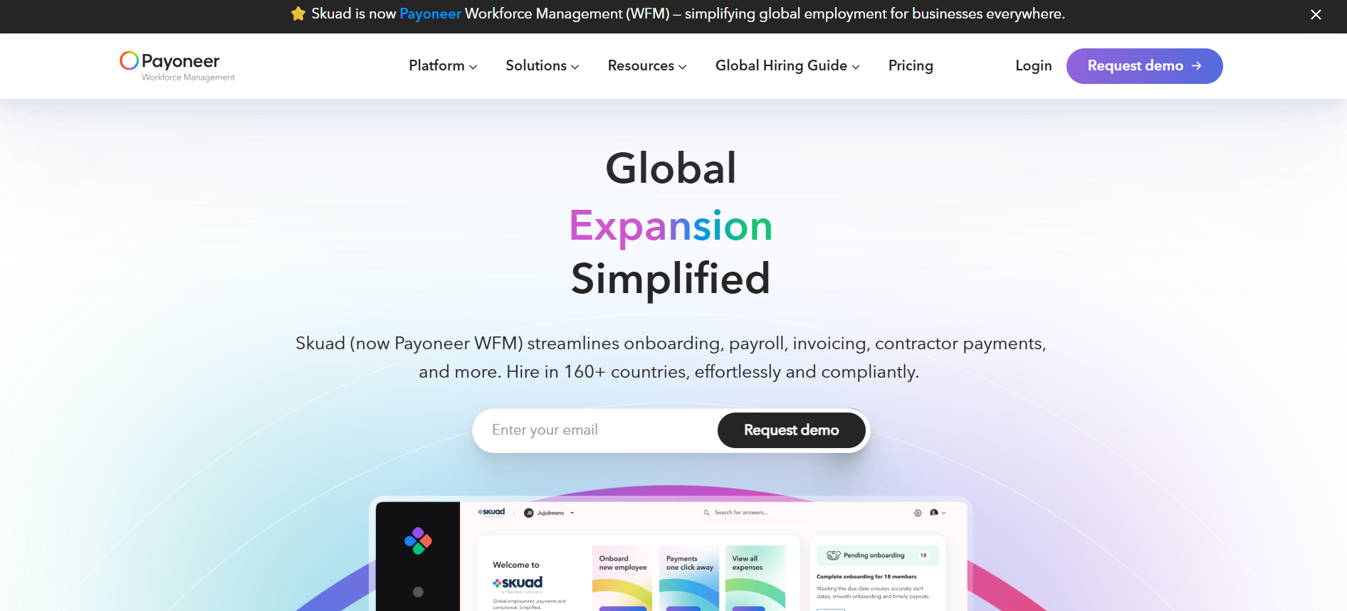 Payoneer Workforce Management Payoneer Workforce Management