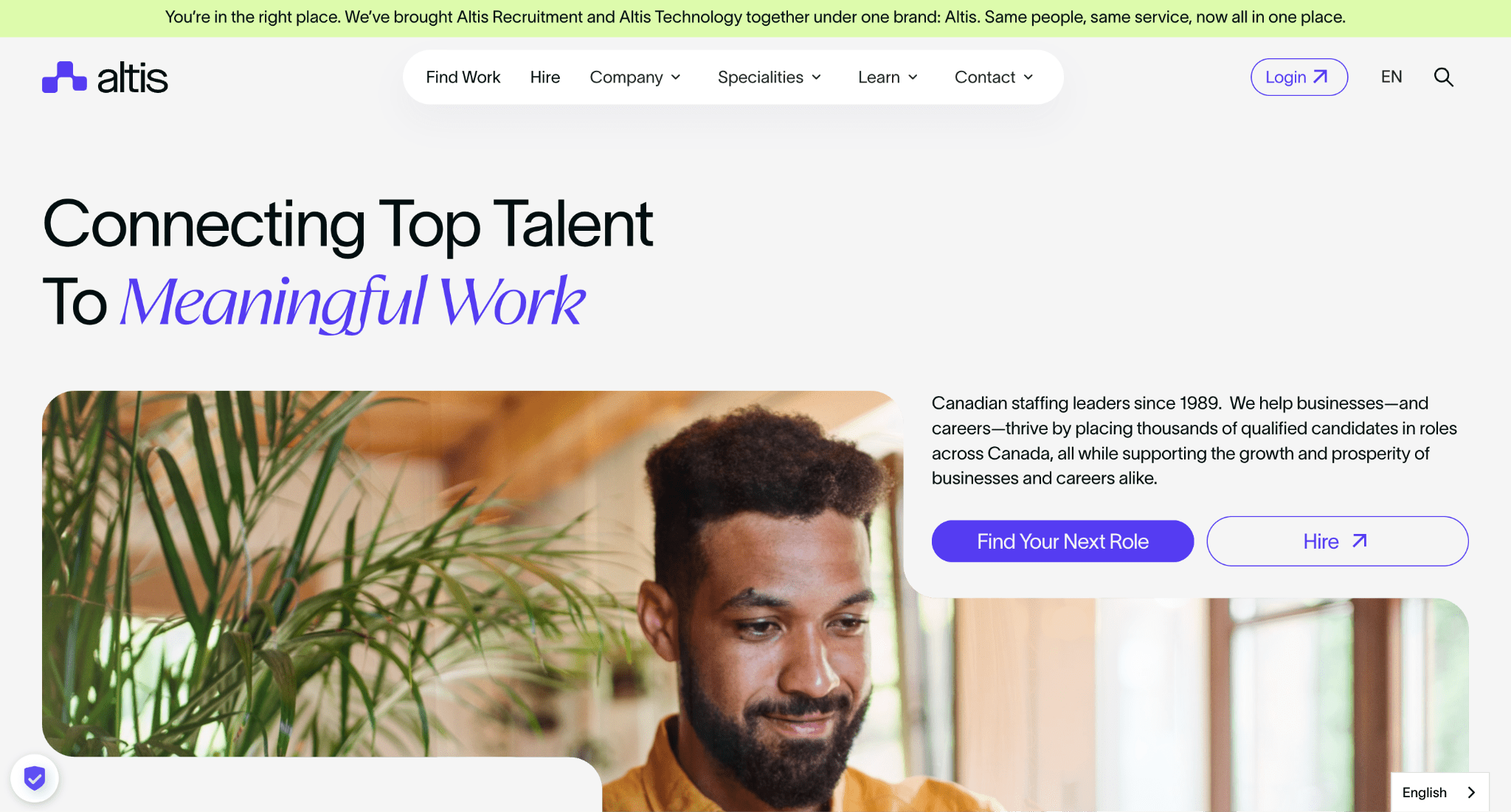 altis recruitment website