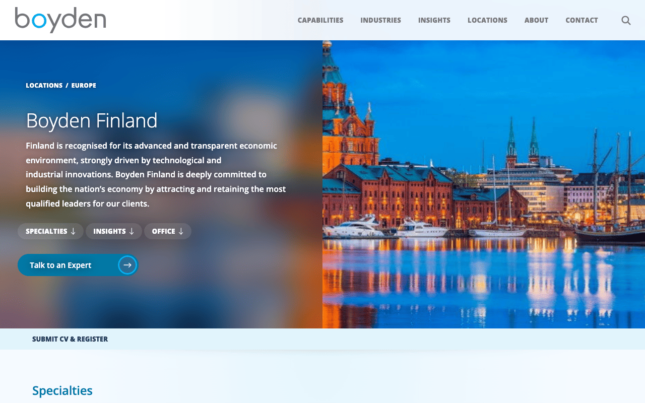 boyden finland website