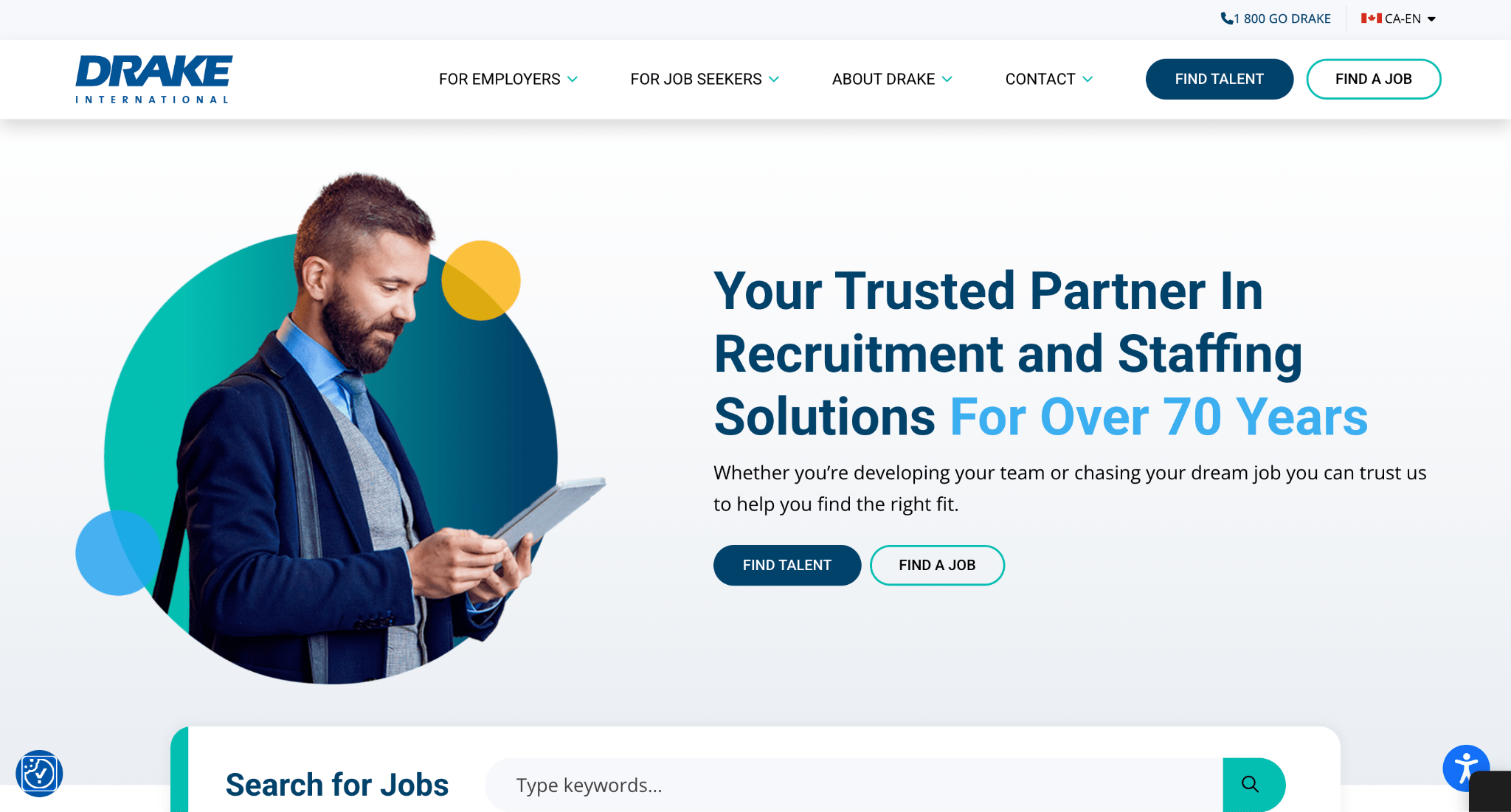 drake international canada website