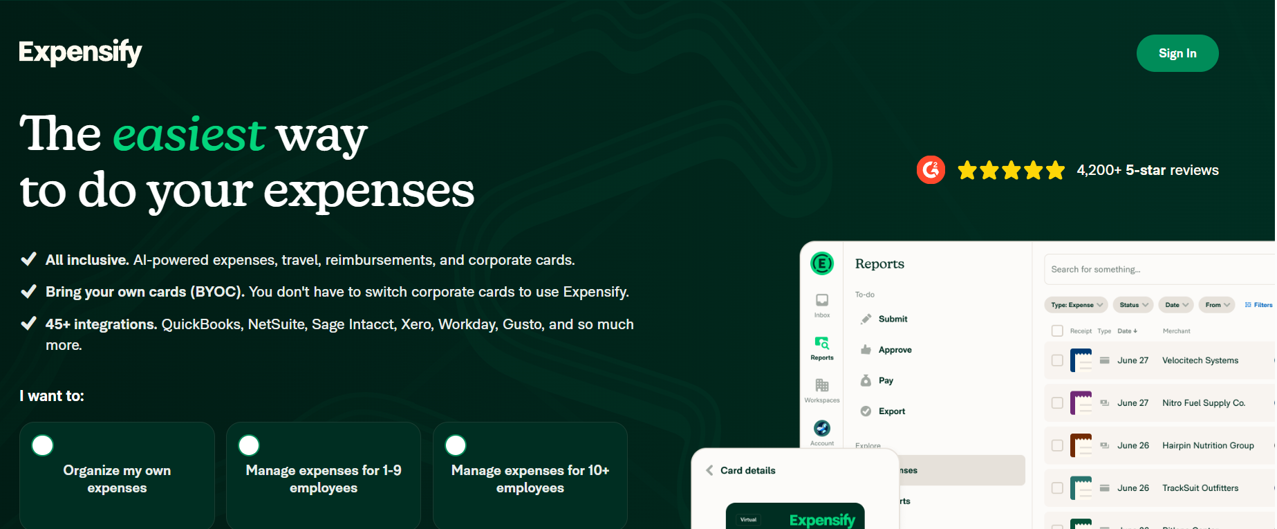 expensify review
