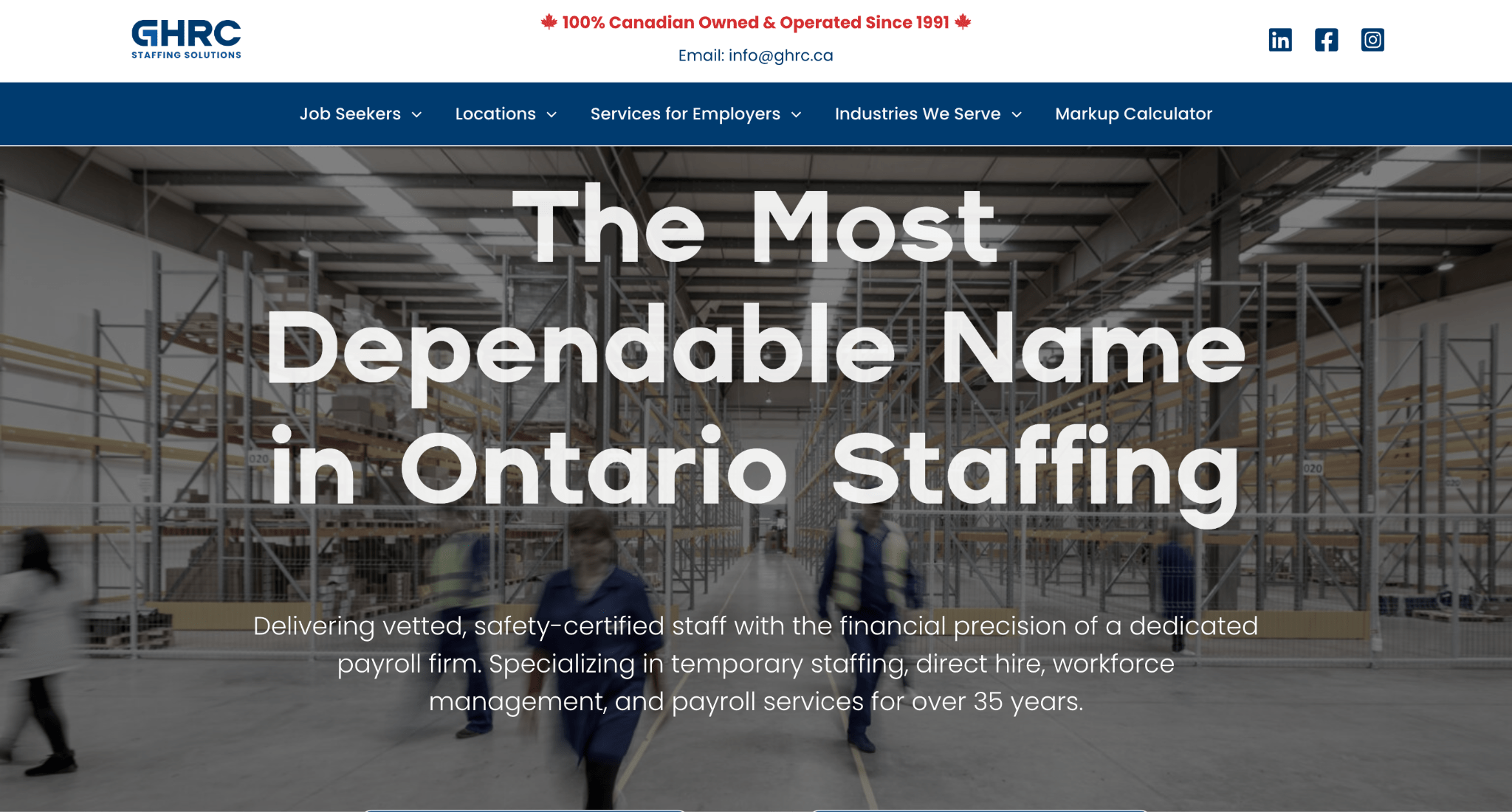 ghrc staffing solutions website