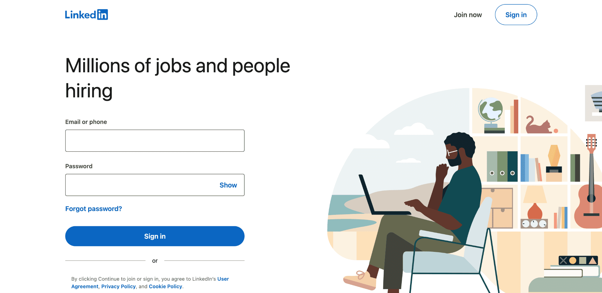 linkedIn website