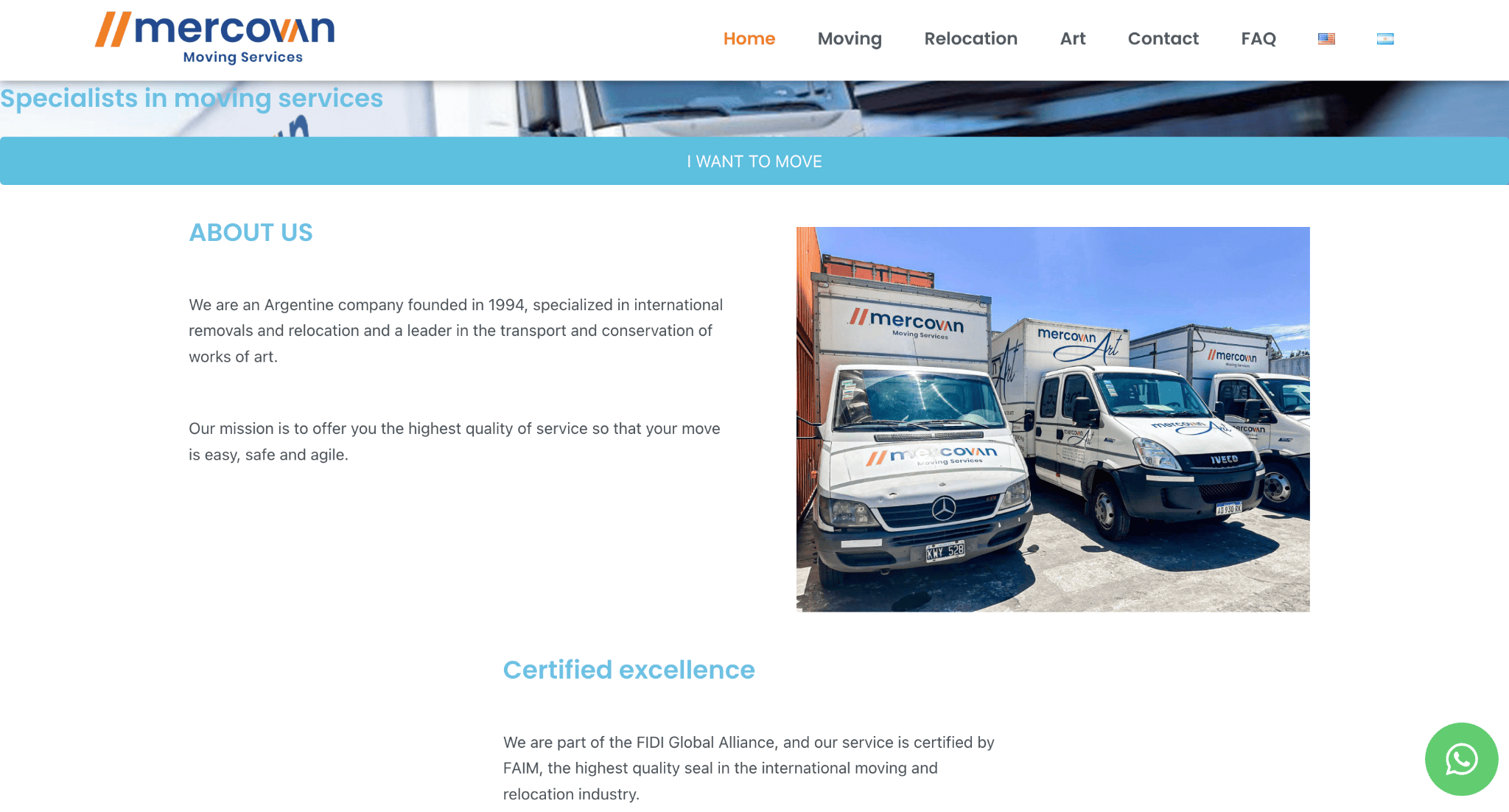 mercovan website
