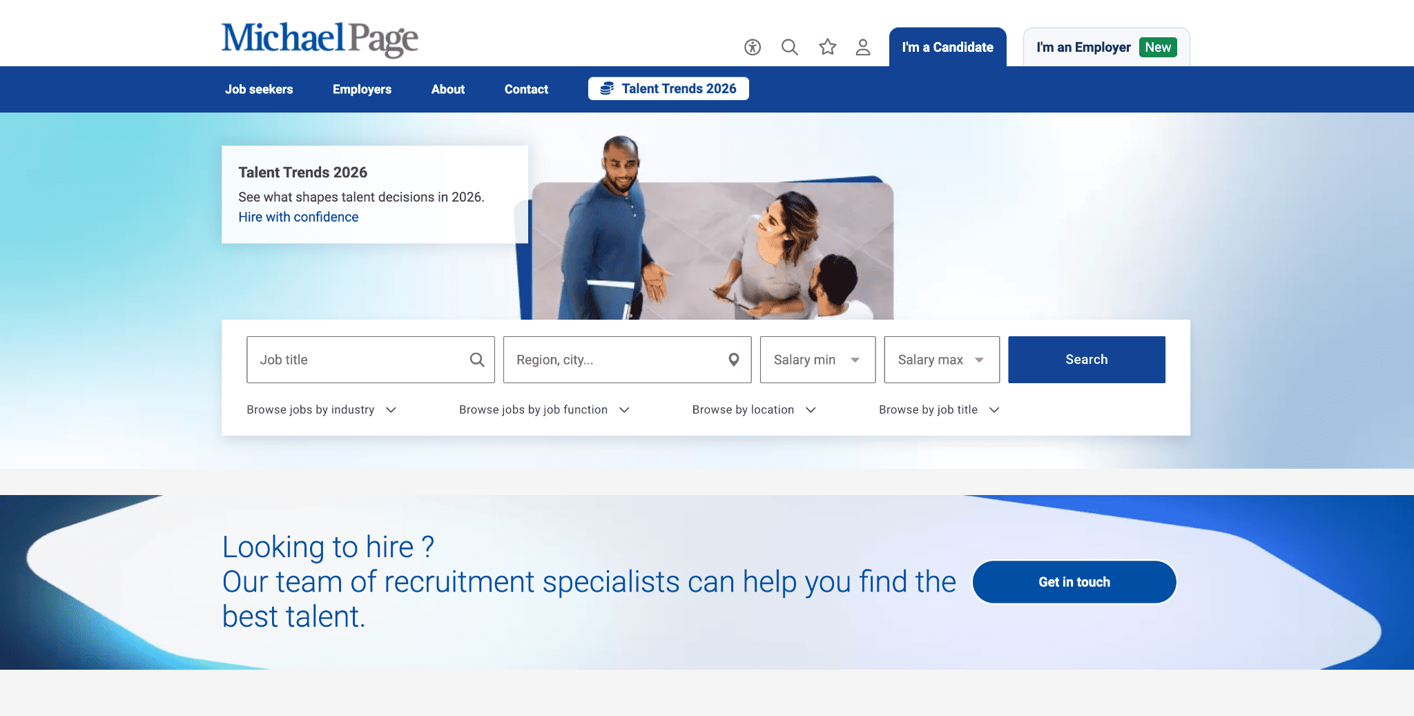 michael page middle east website