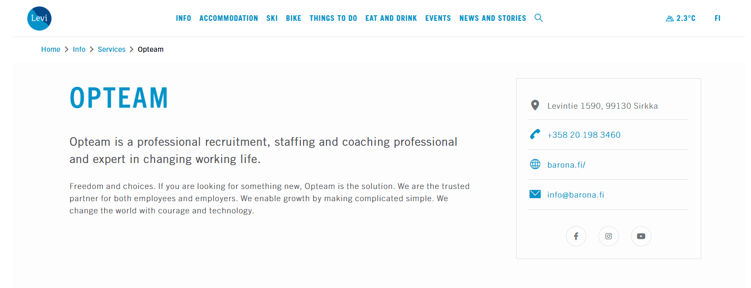 opteam website