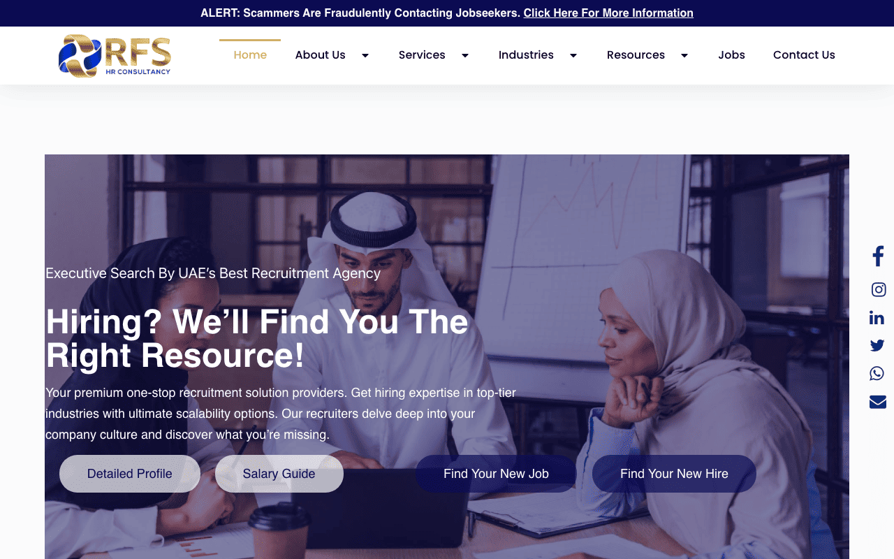 rfs hr consultancy website