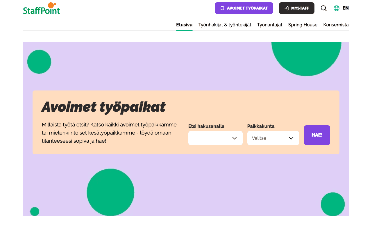 staffpoint website
