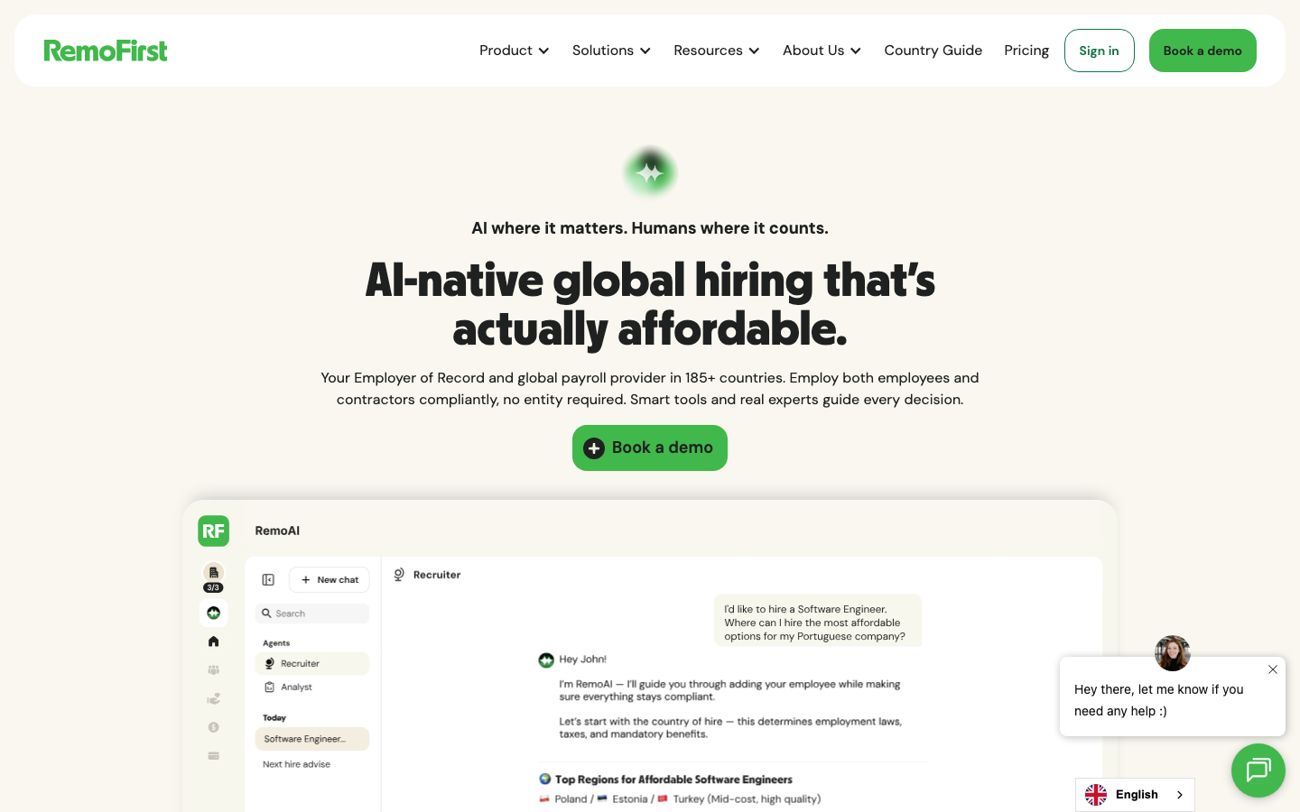 Remofirst website overview