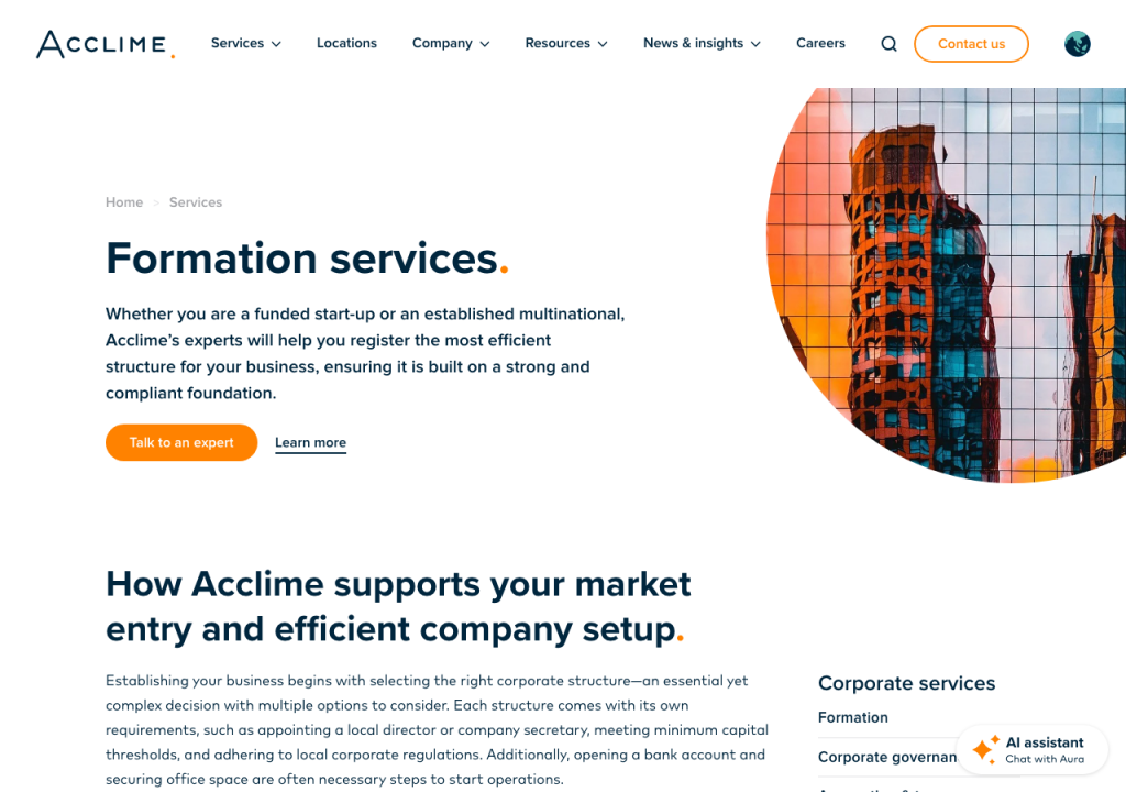acclime corporate services