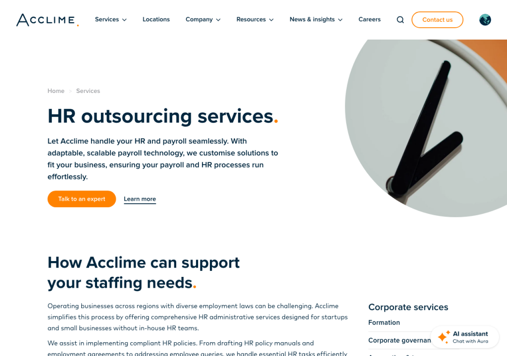 acclime eor and peo