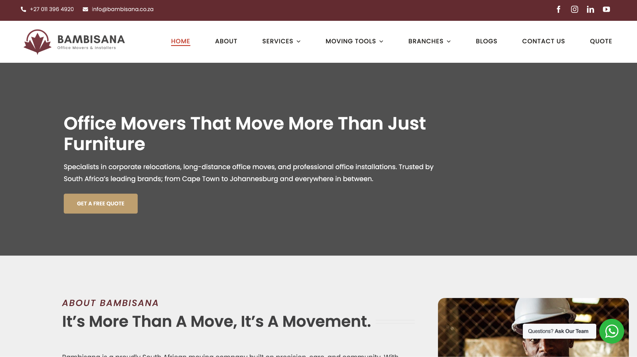 bambisana office movers and installers review