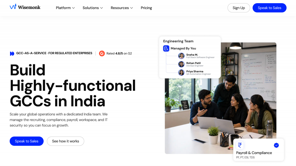 build a gcc in india