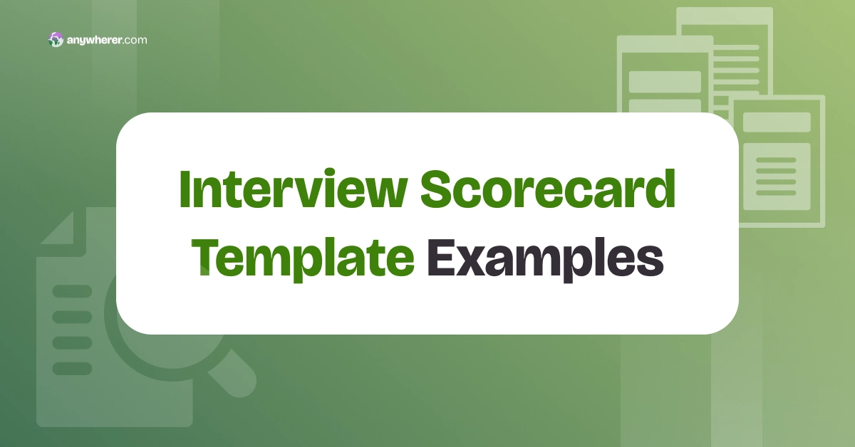 7 Interview Scorecard Template Examples for 2026
