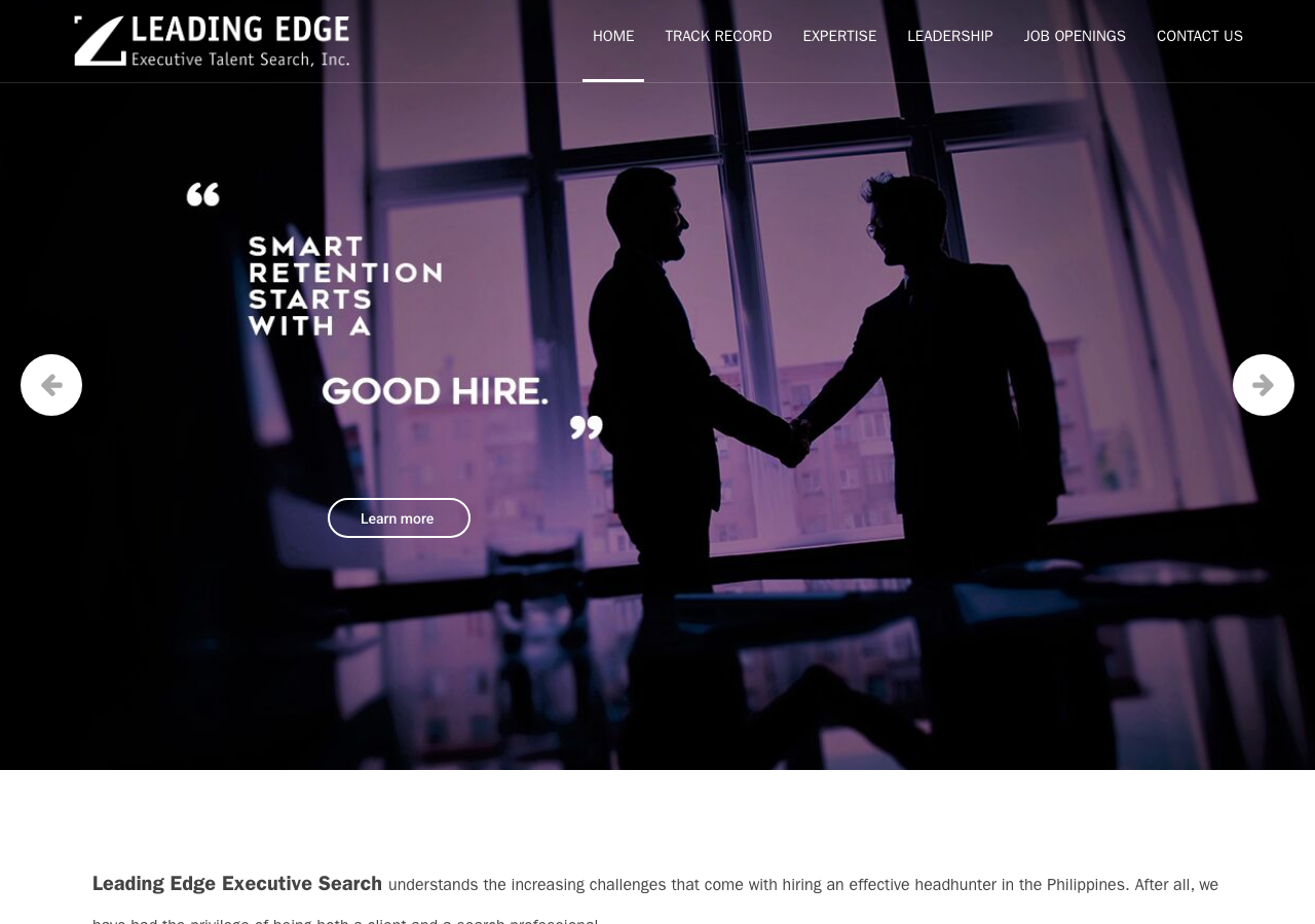 leading edge executive search review