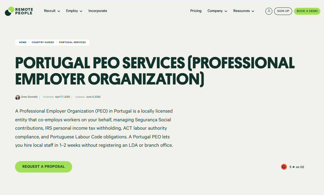 remotepeople portugal review