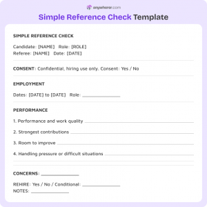 7 Reference Check Template Examples for 2026
