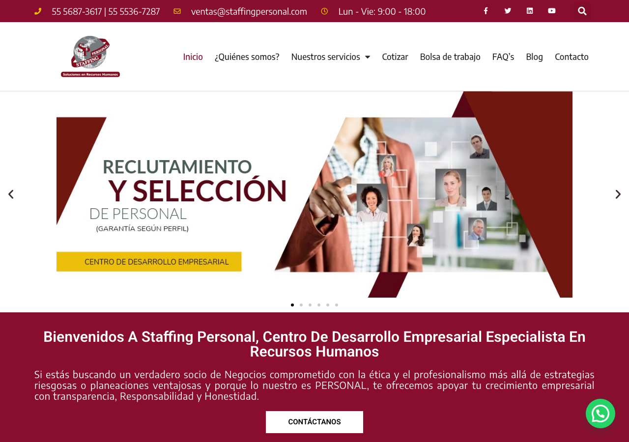 staffing personal review