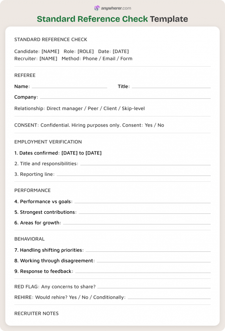 Reply Reference Check 7 Reference Check Template Examples for 2026