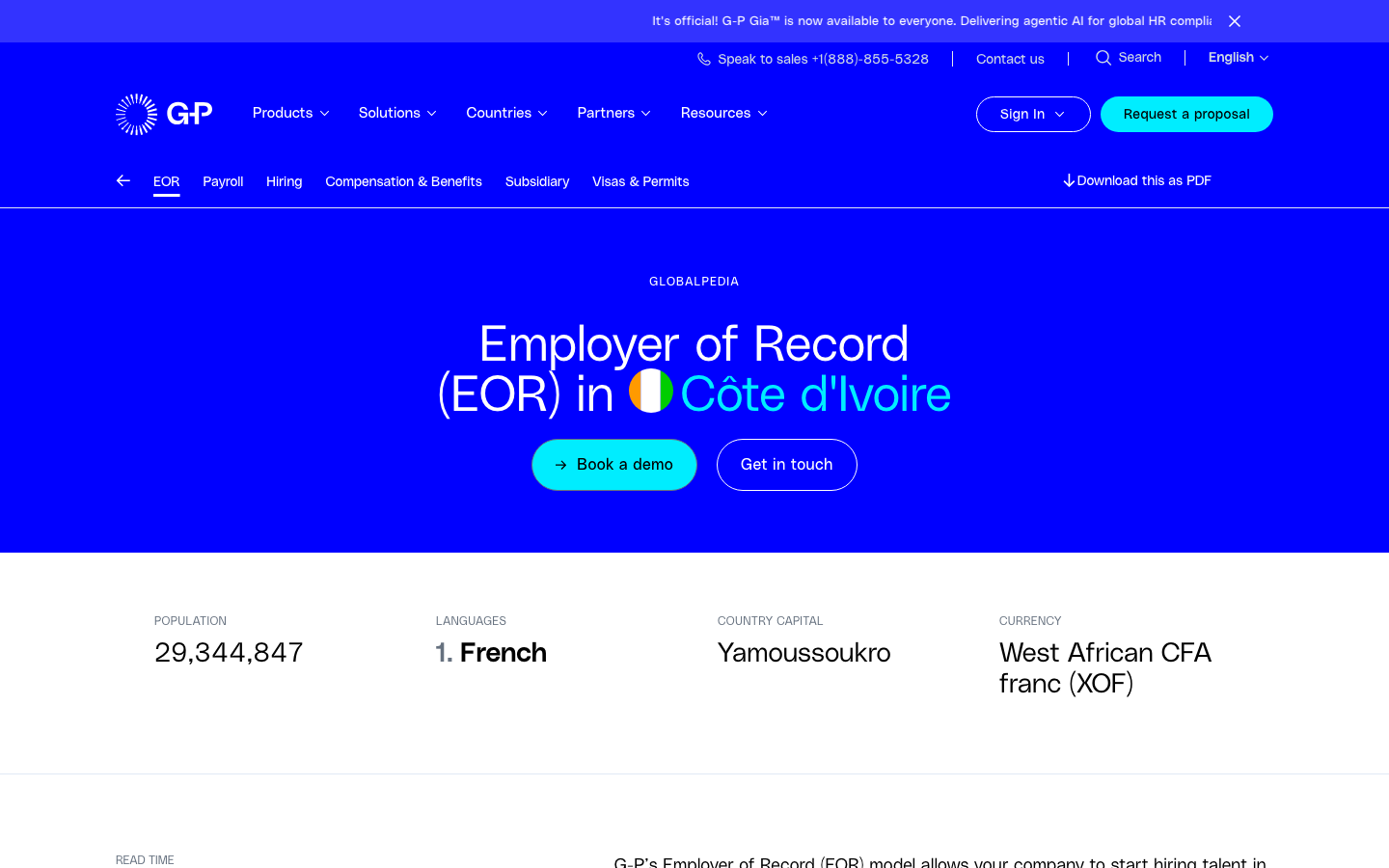 g-p côte d'Ivoire review