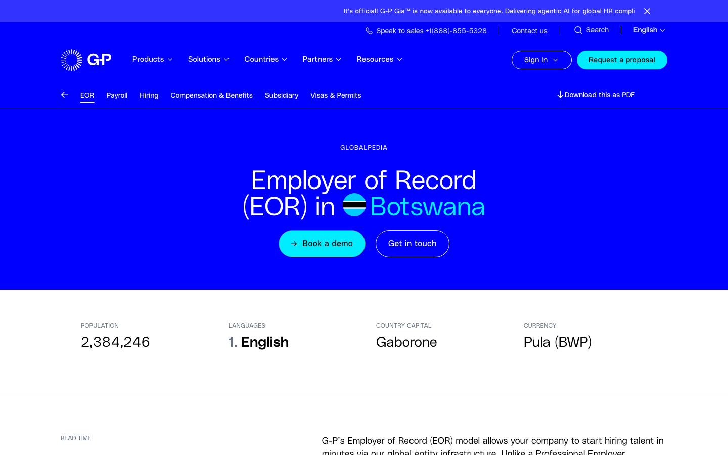 globalization partners botswana review
