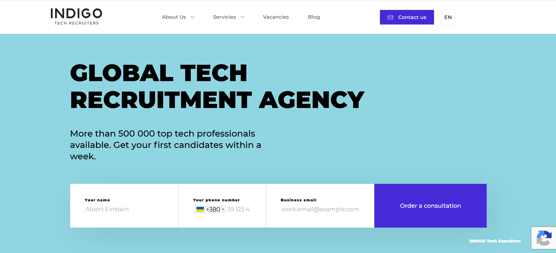 indigo tech recruiters review