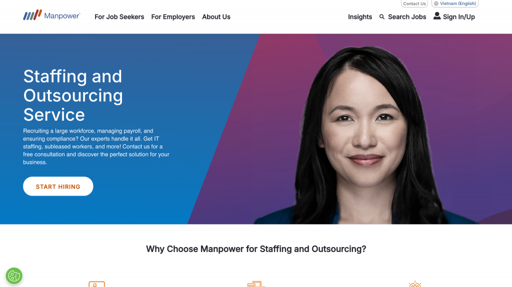 manpower vietnam staffing and outsourcing service