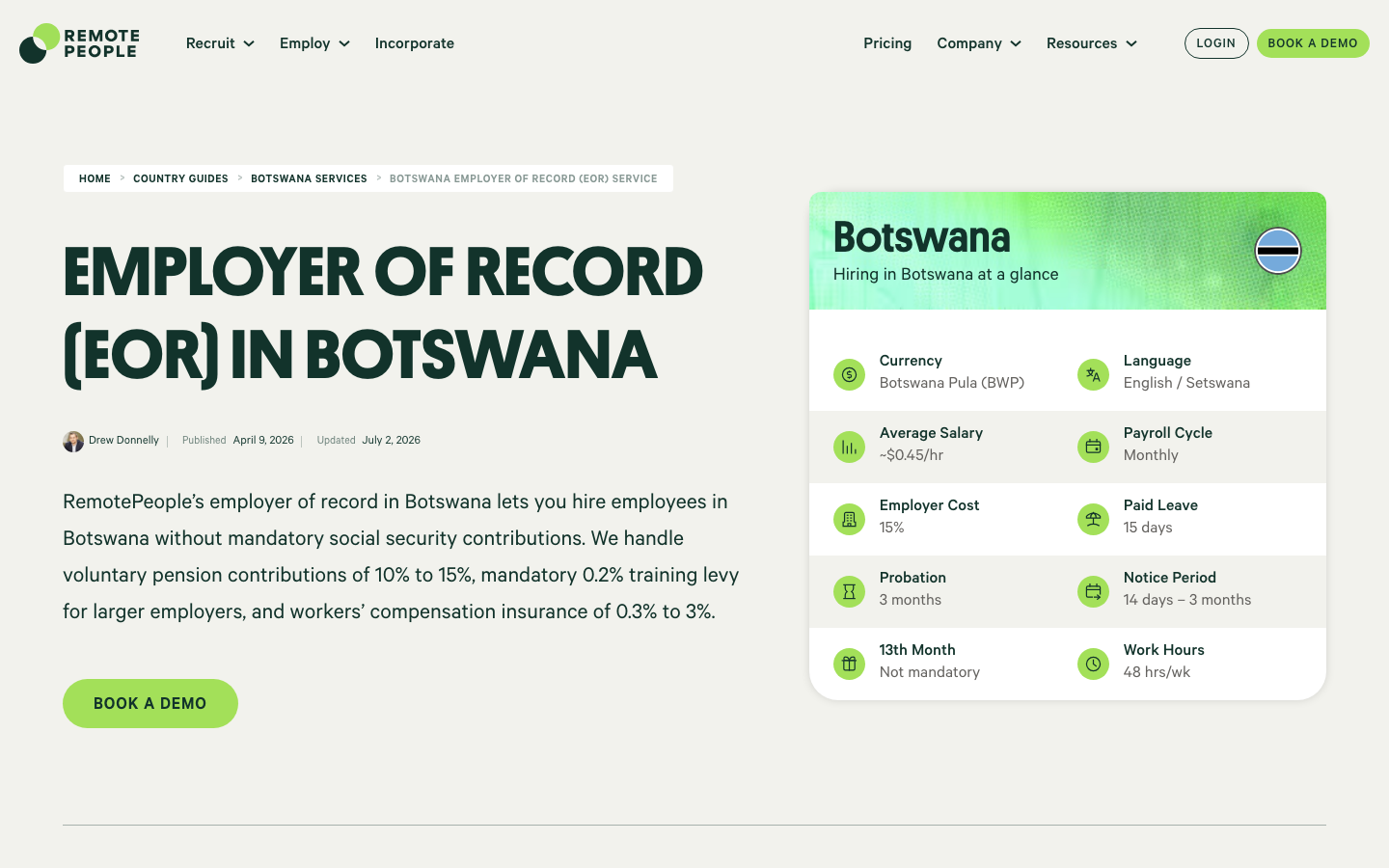 remote people botswana review