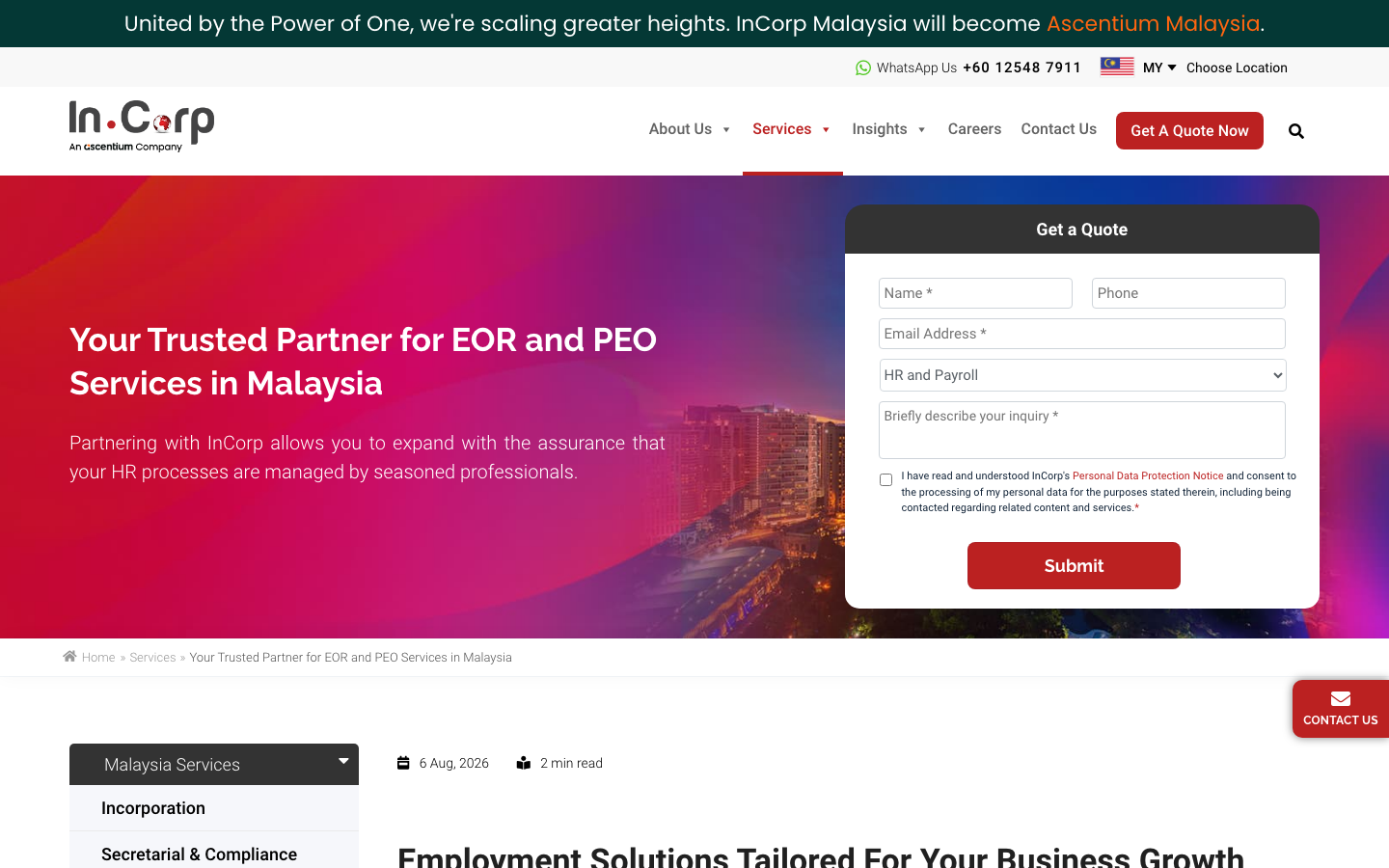 incorp malaysia review