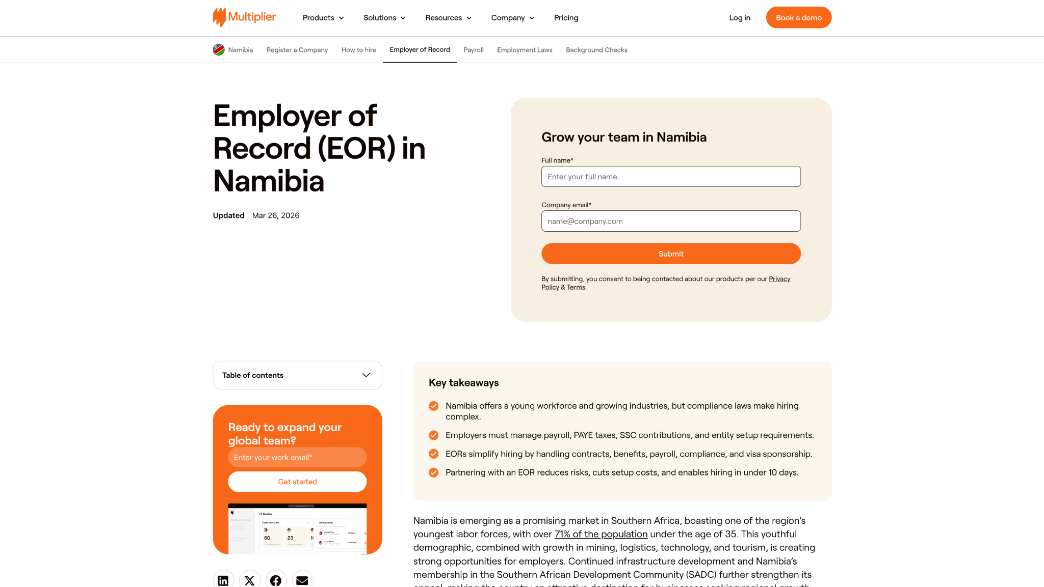 multiplier namibia review
