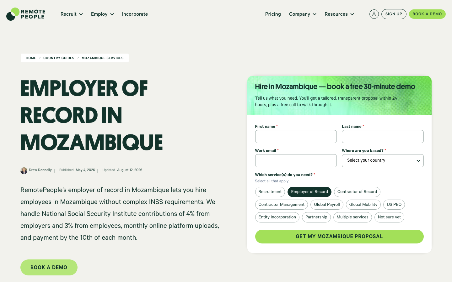 remote people mozambique review