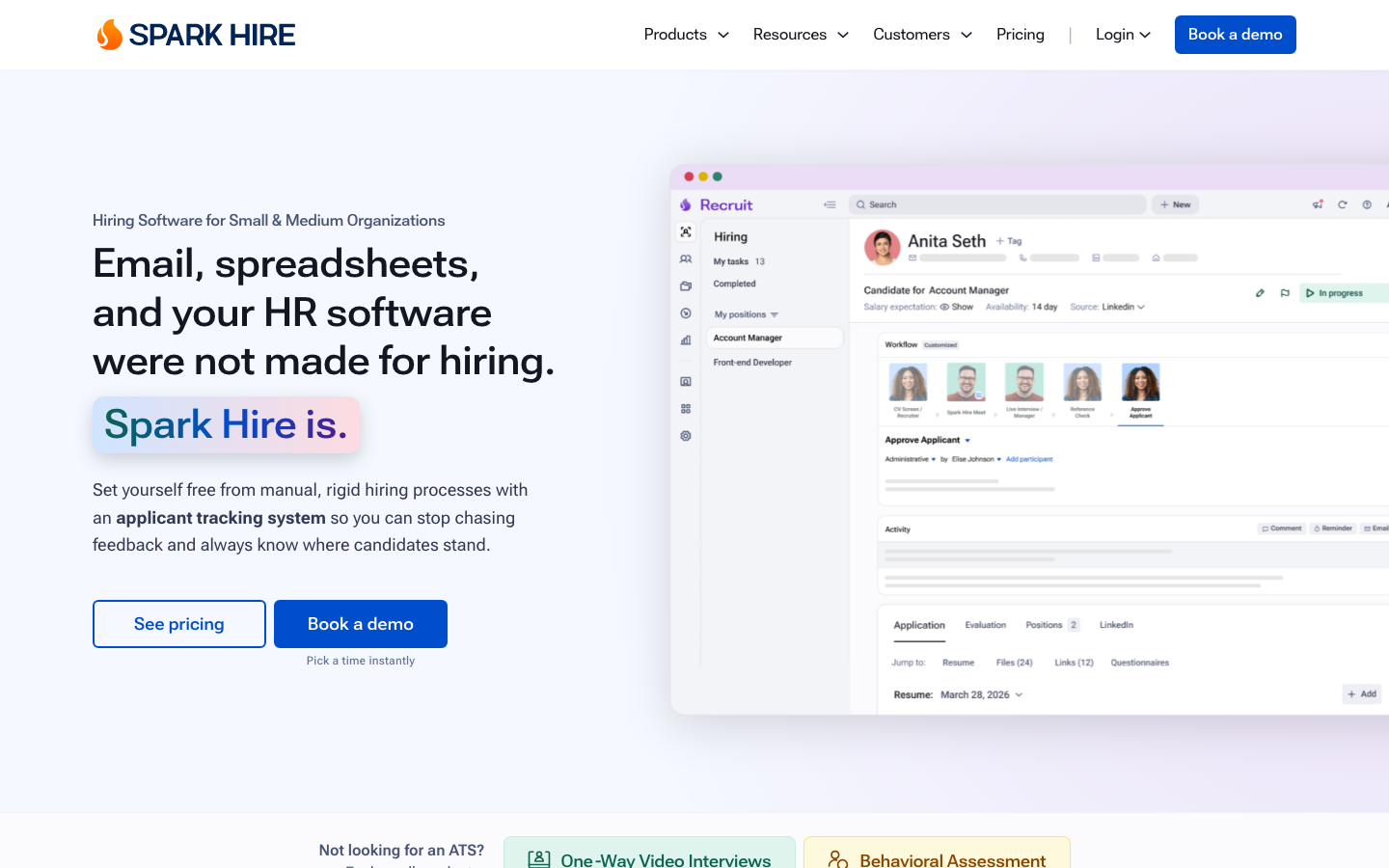 spark hire review