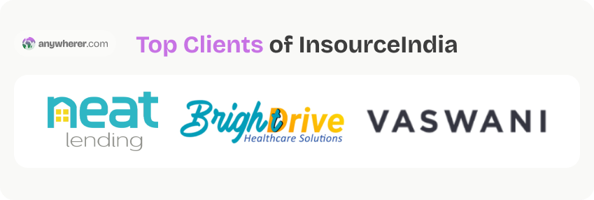 top clients of insourceIndia
