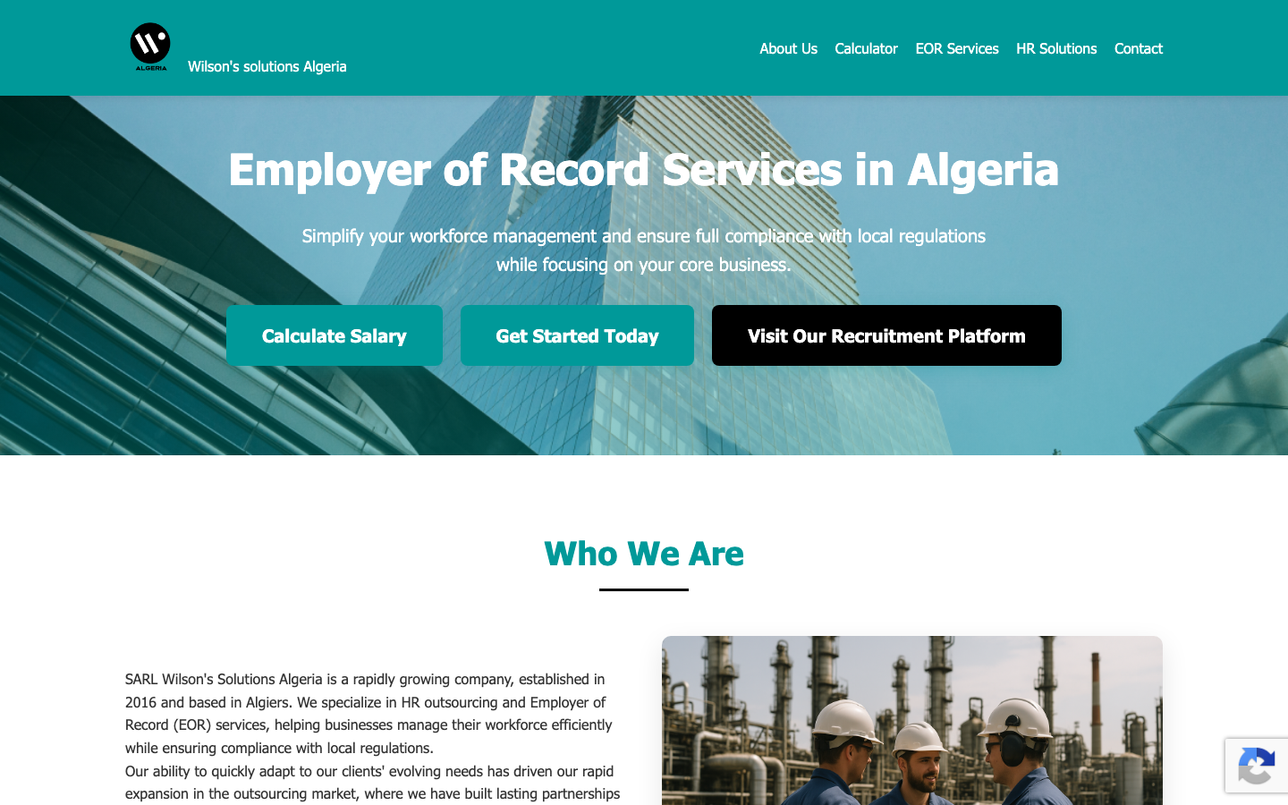wilson's solutions algeria review