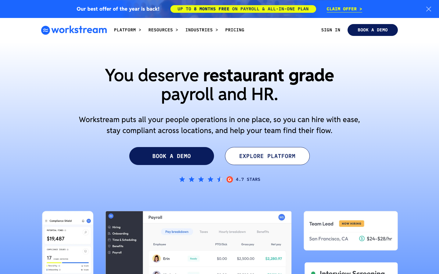 workstream review