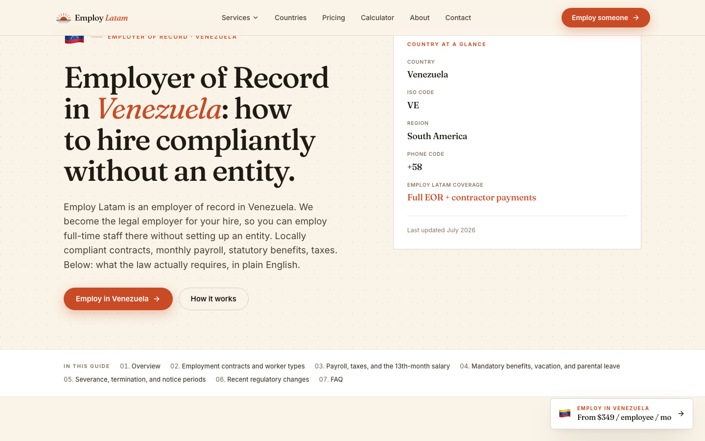 employ latam overview