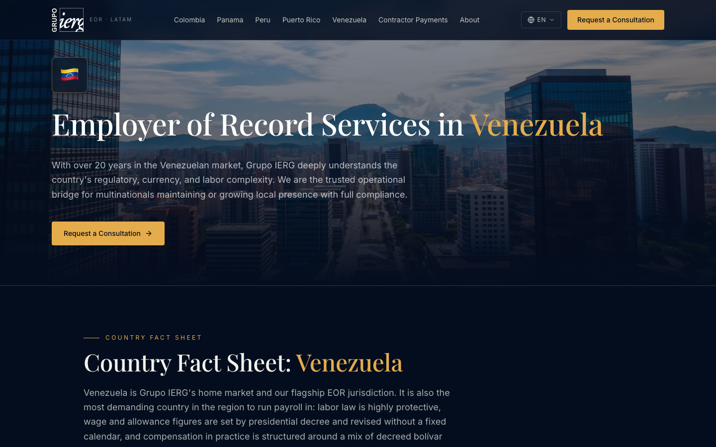 grupo ierg overview