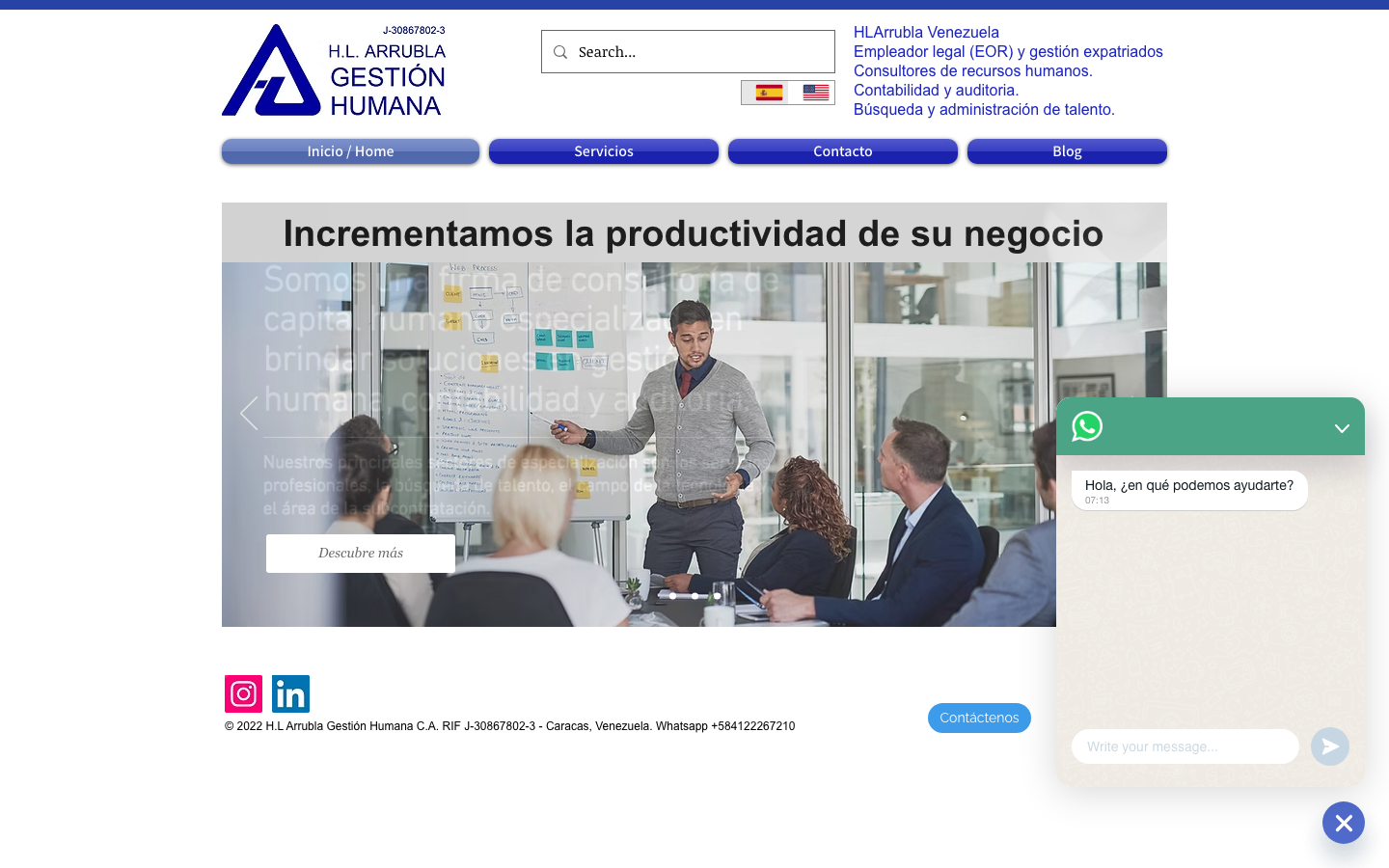 h.l. arrubla gestión humana c.a. overview