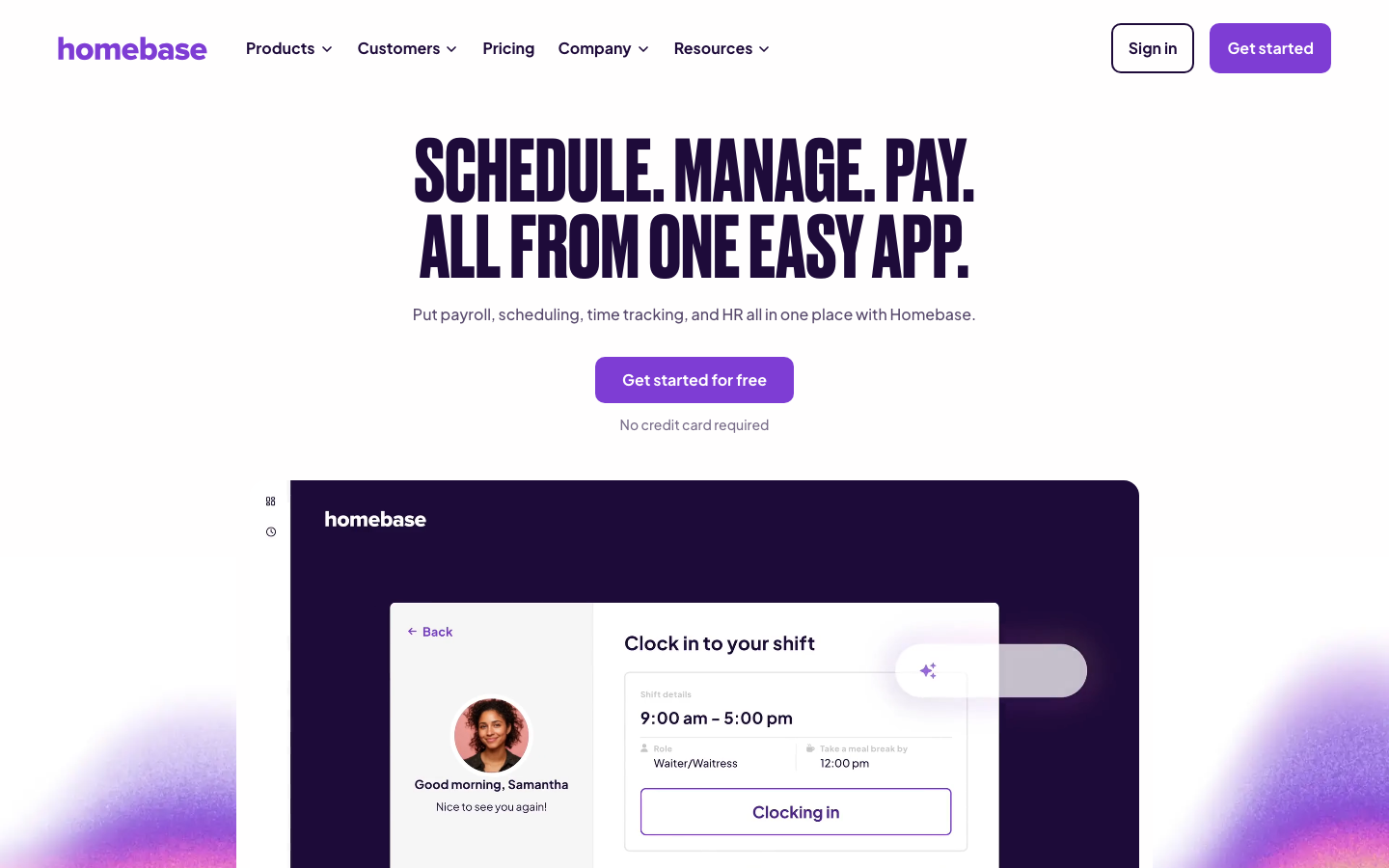 homebase overview