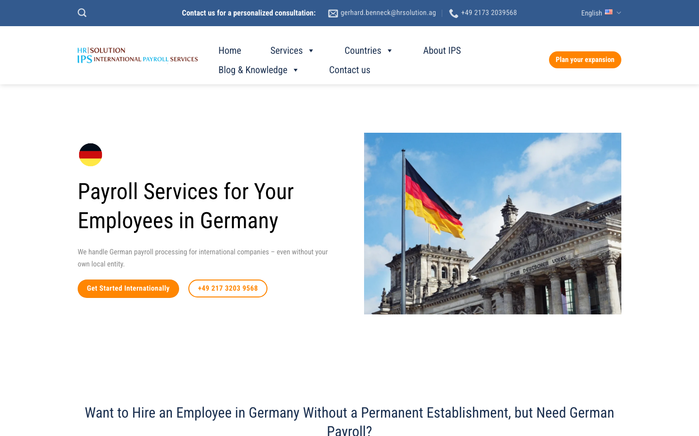hrsolution international (ips) overview