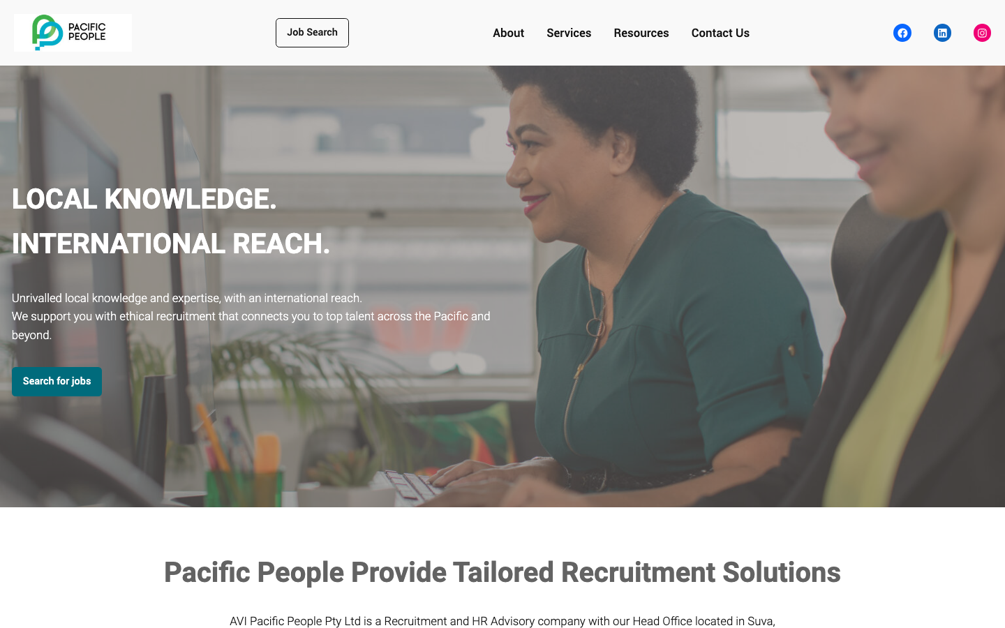 pacific people recruitment overview